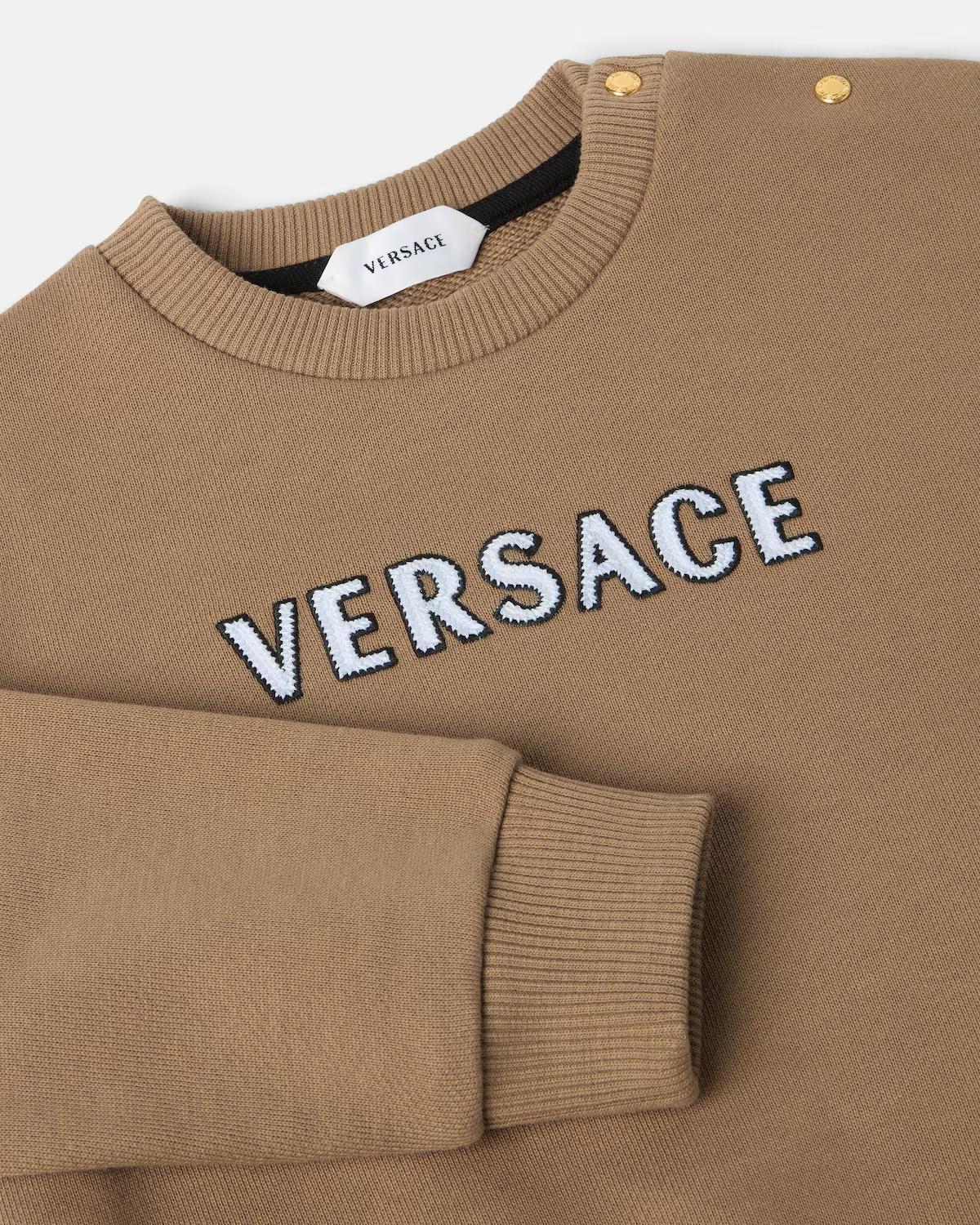 Baby Embroidered-Logo Cotton-Jersey Sweatshirt - Image 4