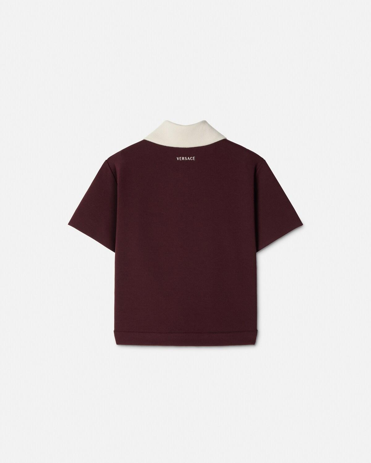 Baby Embroidered-Logo Jacquard Milano-Stitch Shirt - Image 3