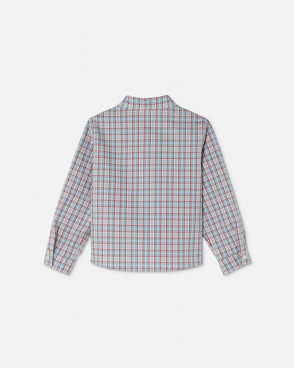 Baby Embroidered-Logo Cotton Oxford Check Shirt - Image 3