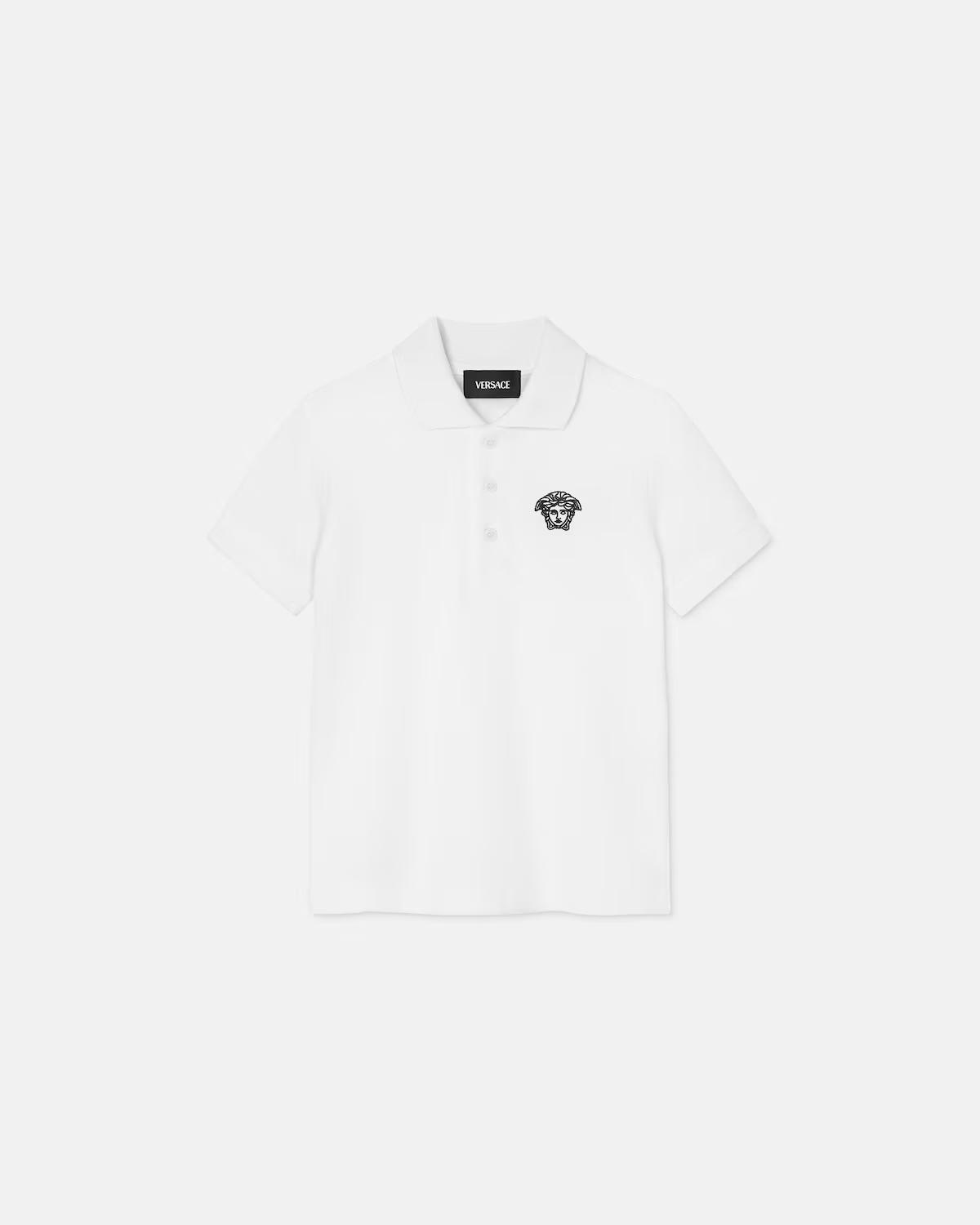 Kids Embroidered Cotton-Piqu?? Polo
