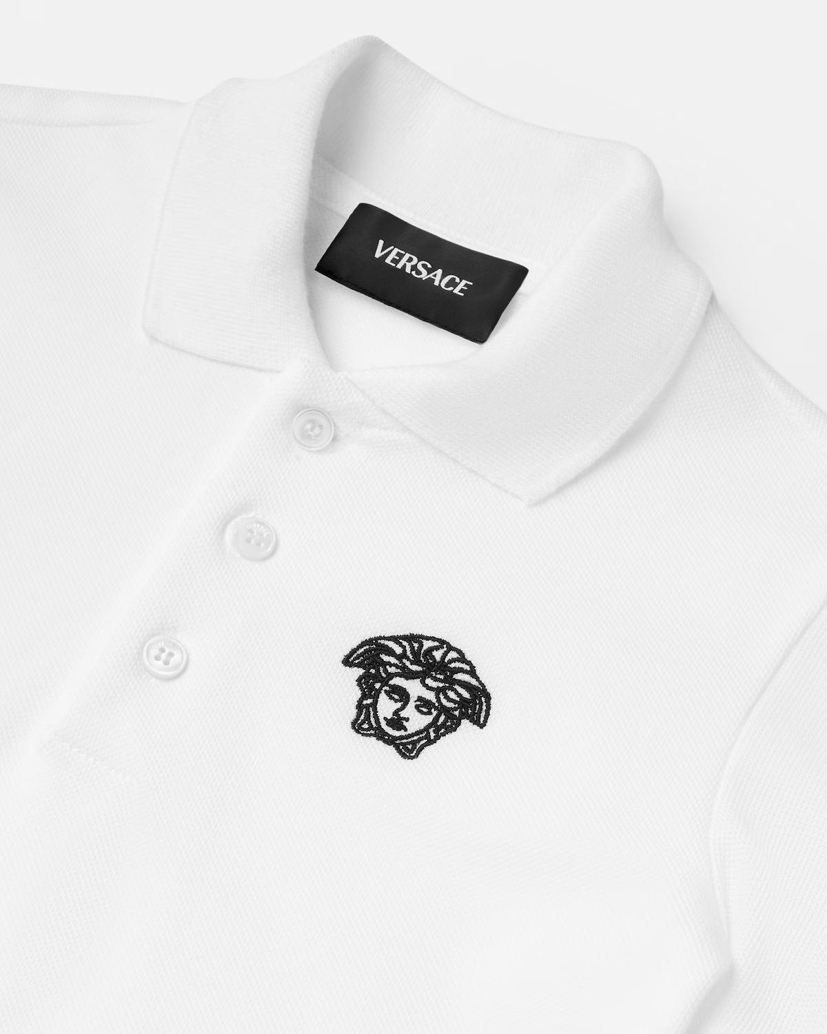 Kids Embroidered Cotton-Piqu?? Polo - Image 4