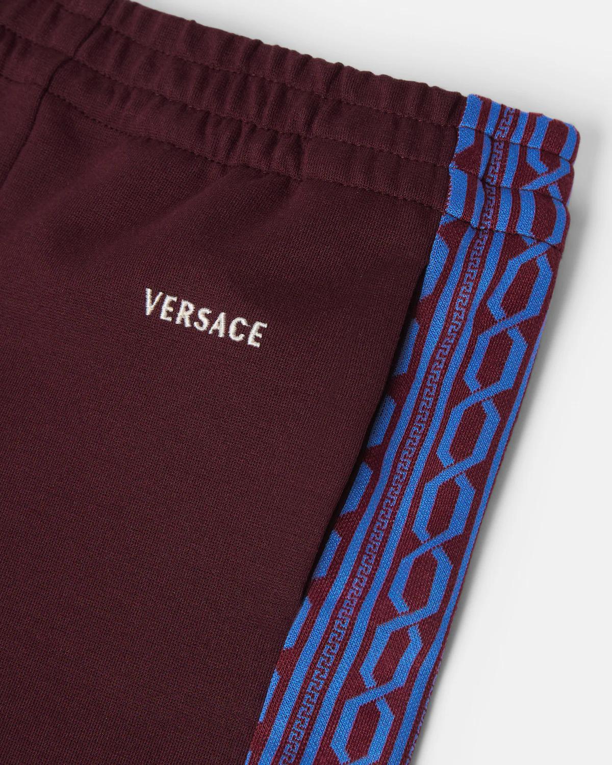 Baby Embroidered-Logo Jacquard Milano-Stitch Shorts - Image 4