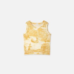 Kids Printed Cotton-Jersey Tank Top