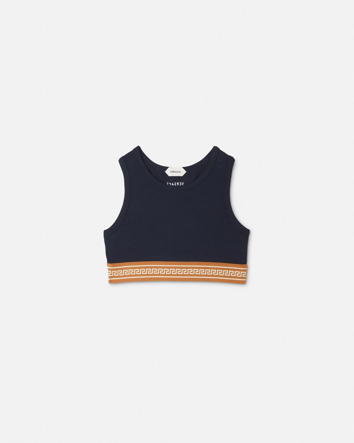 Kids Jacquard Stretch Cotton-Jersey Leggings