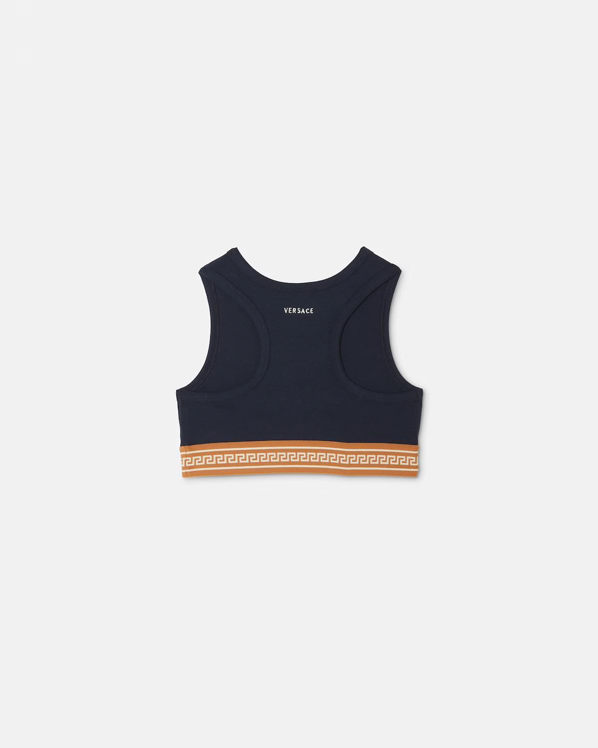 Kids Jacquard Stretch Cotton-Jersey Leggings - Image 3