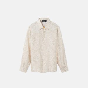 Kids Printed Silk Twill Shirt
