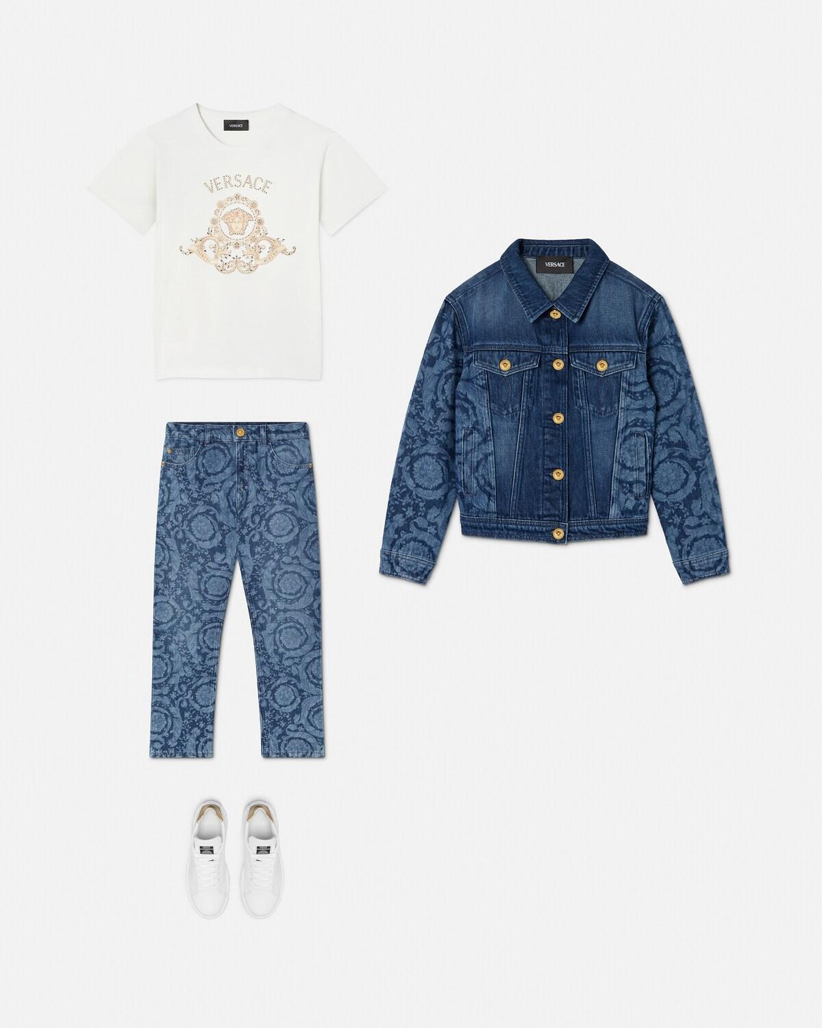 Kids Embellished Printed Cotton-Jersey T-Shirt - Image 2