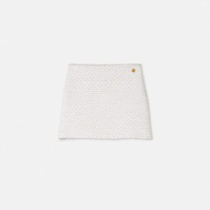 Kids Cotton-Blend Tweed Skirt