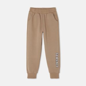 Kids Embroidered-Logo Cotton-Jersey Sweatpants