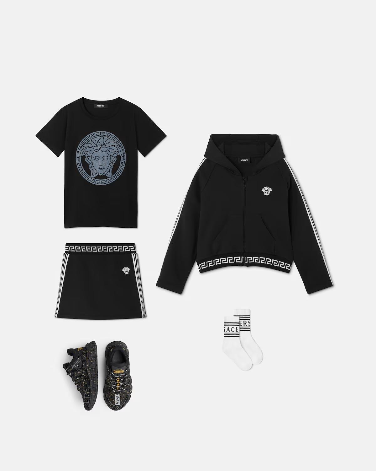 Kids Embroidered Cotton-Jersey Skirt - Image 2