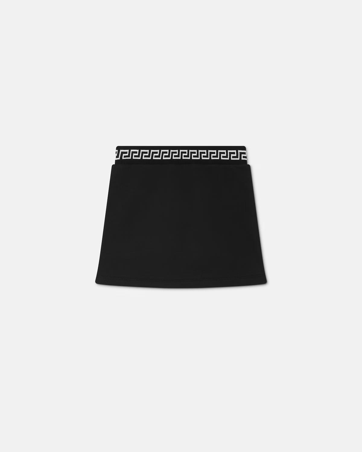 Kids Embroidered Cotton-Jersey Skirt - Image 3