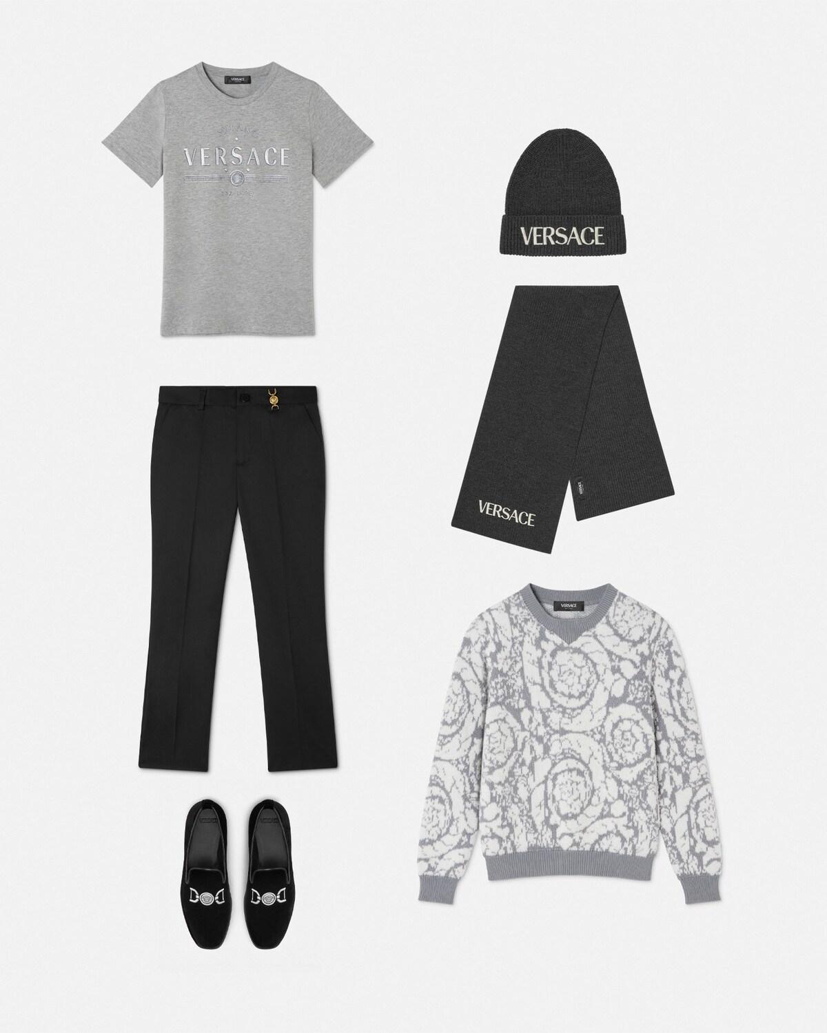 Kids Wool-Blend Tapered Pants - Image 2