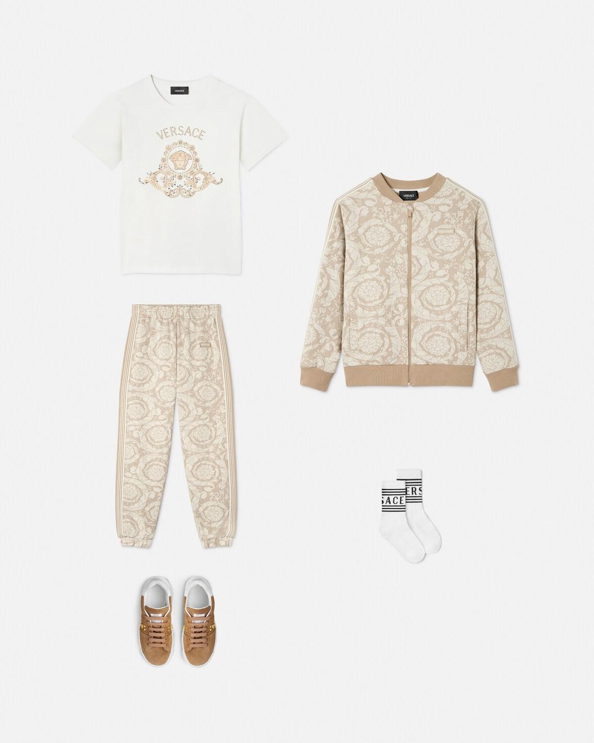 Kids Jacquard Cotton-Jersey Sweatpants - Image 2
