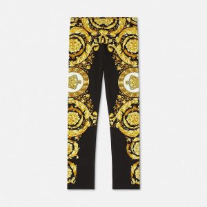 Kids Printed Stretch Cotton-Jersey Leggings