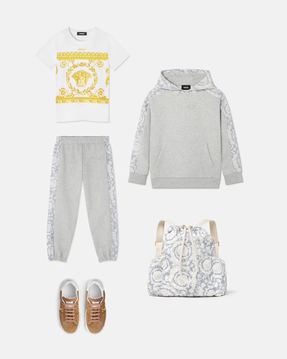 Kids Printed Cotton-Jersey Sweatpants - Image 2