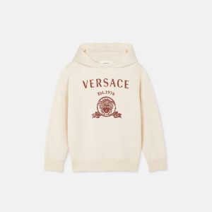 Kids Printed Cotton-Jersey Hoodie