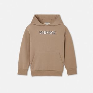 Kids Embroidered-Logo Cotton-Jersey Hoodie