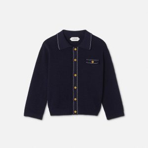Kids Cotton Knit Cardigan