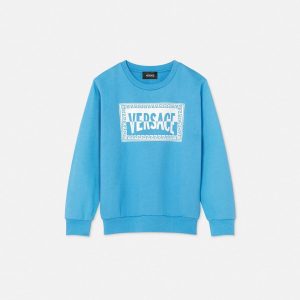 Kids Printed Cotton-Jersey Sweatshirt