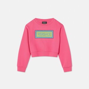 Kids Embroidered Cotton-Jersey Sweatshirt