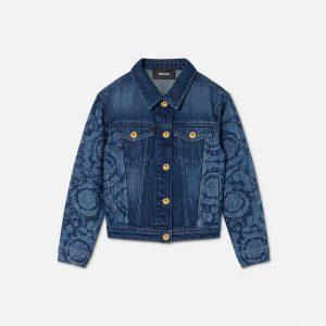 Kids Lasered Denim Blouson