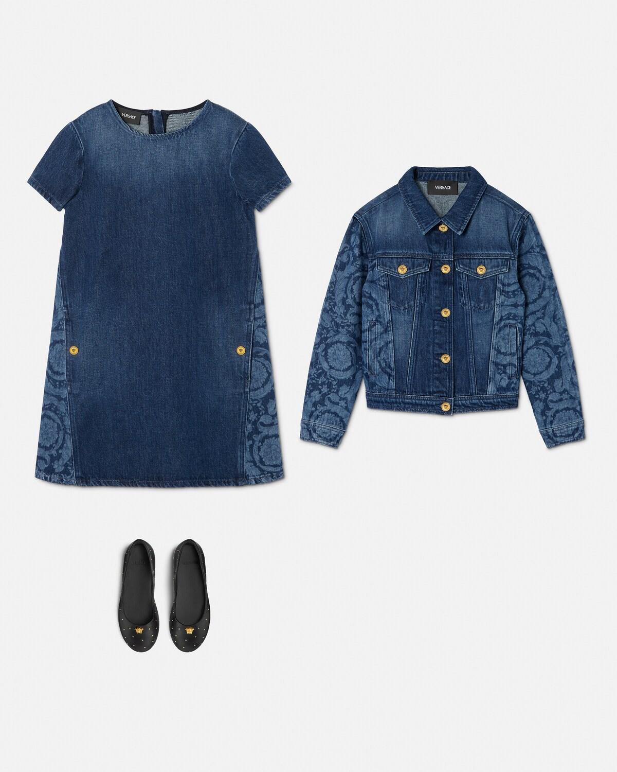 Kids Lasered Denim Blouson - Image 2