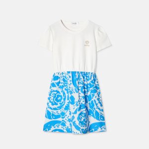 Kids Jersey & Cotton-Poplin Dress