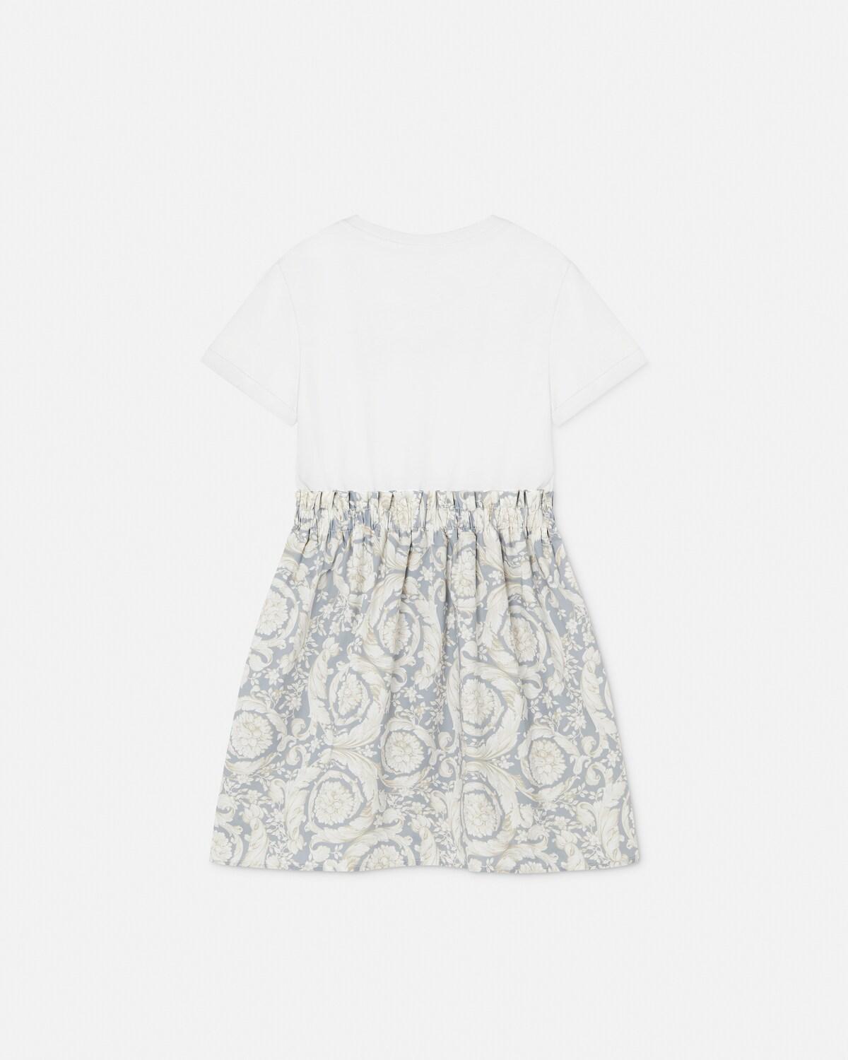 Kids Printed Cotton T-Shirt Dress - Image 3