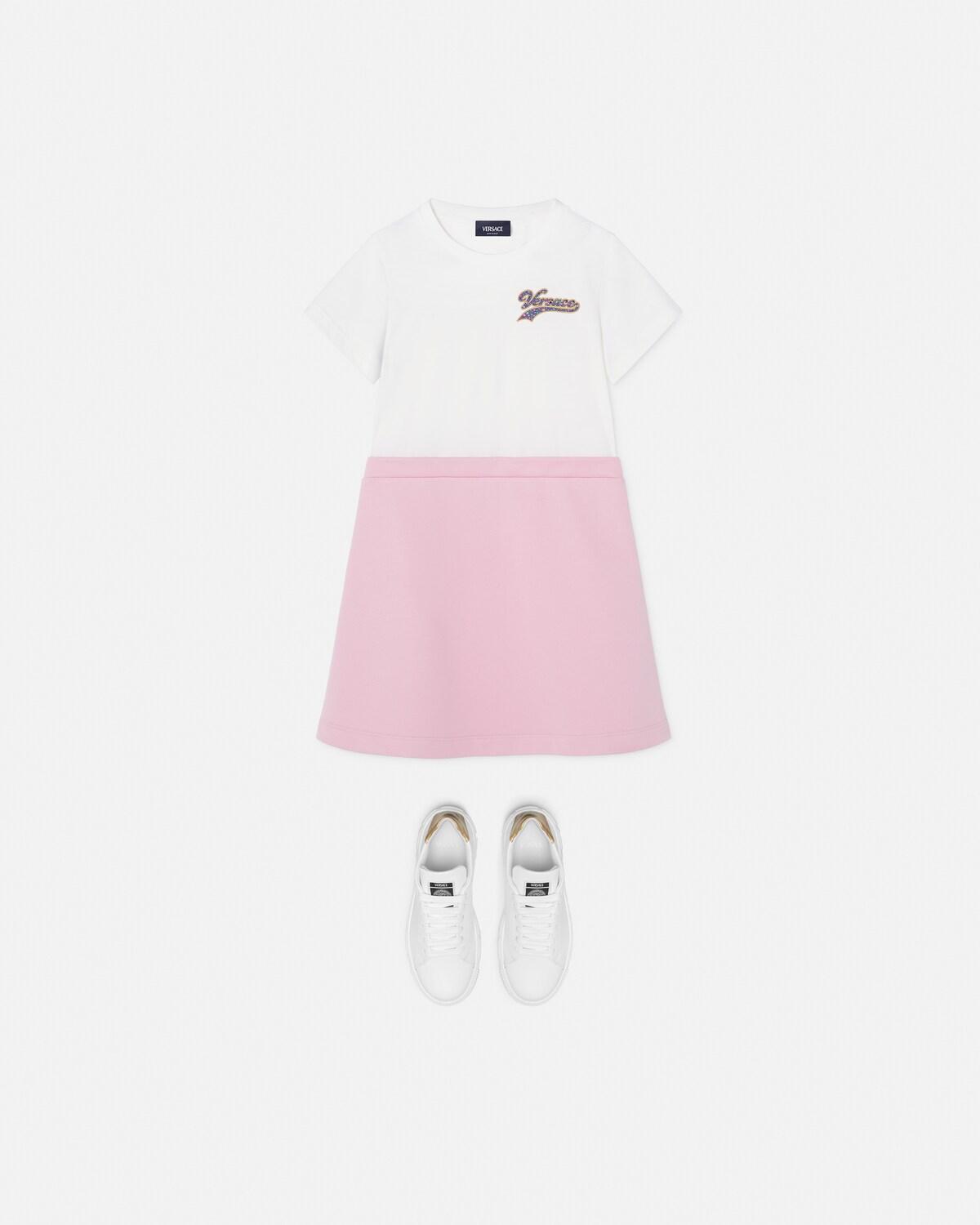 Kids Printed Cotton-Jersey T-Shirt Dress - Image 2