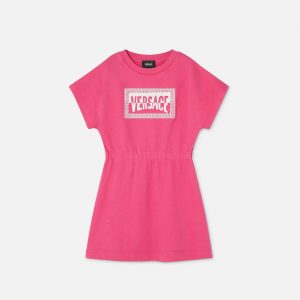 Kids Printed Cotton-Jersey Sweatshirt Dress