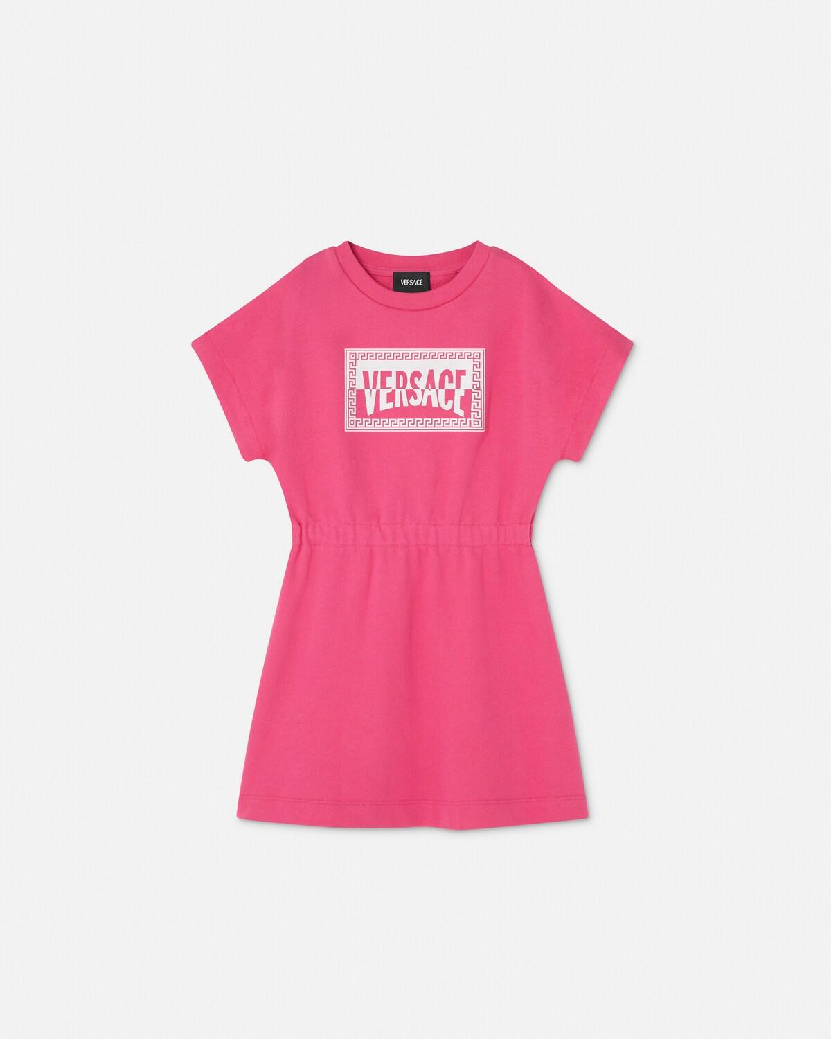 Kids Printed Cotton-Jersey Sweatshirt Dress