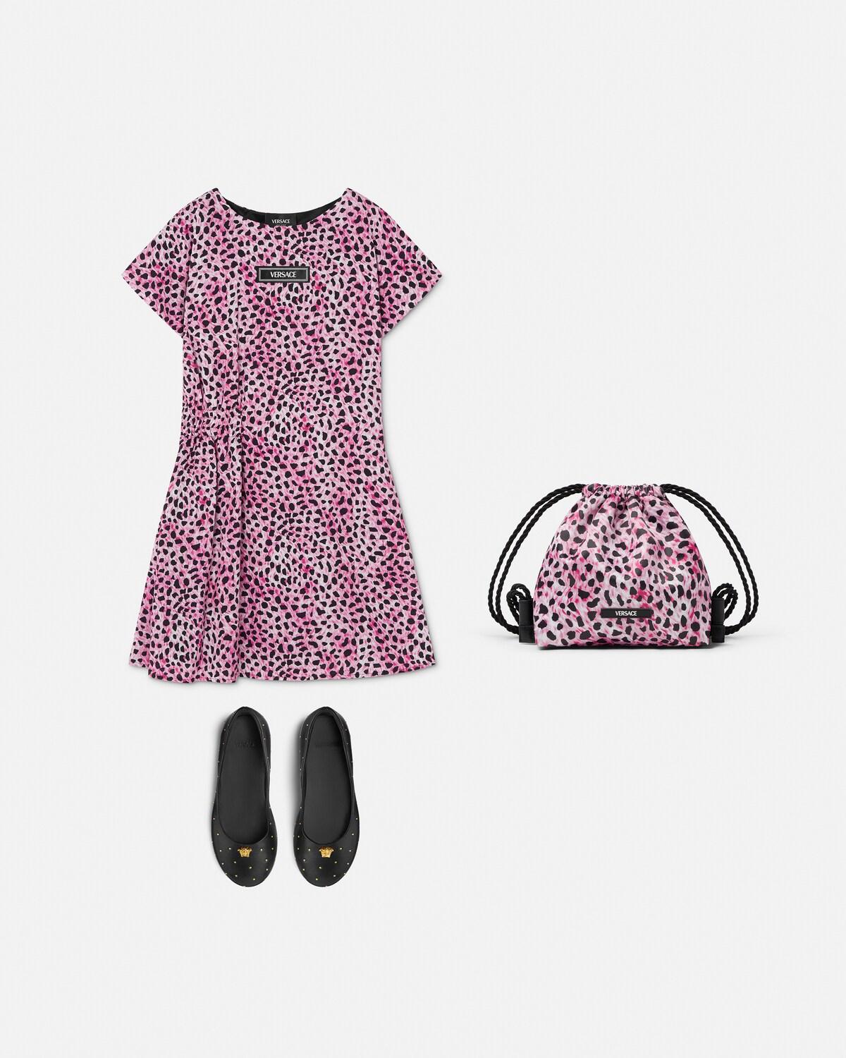 Kids Printed Viscose Dress - Image 2