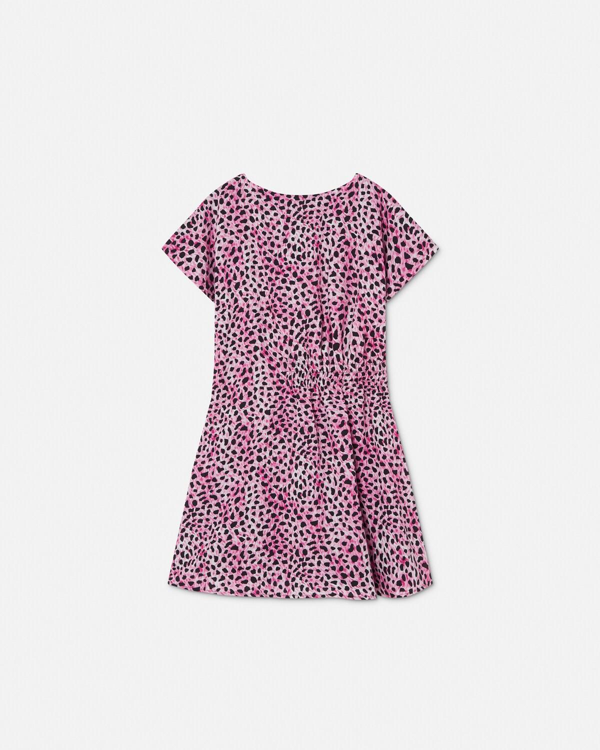 Kids Printed Viscose Dress - Image 3