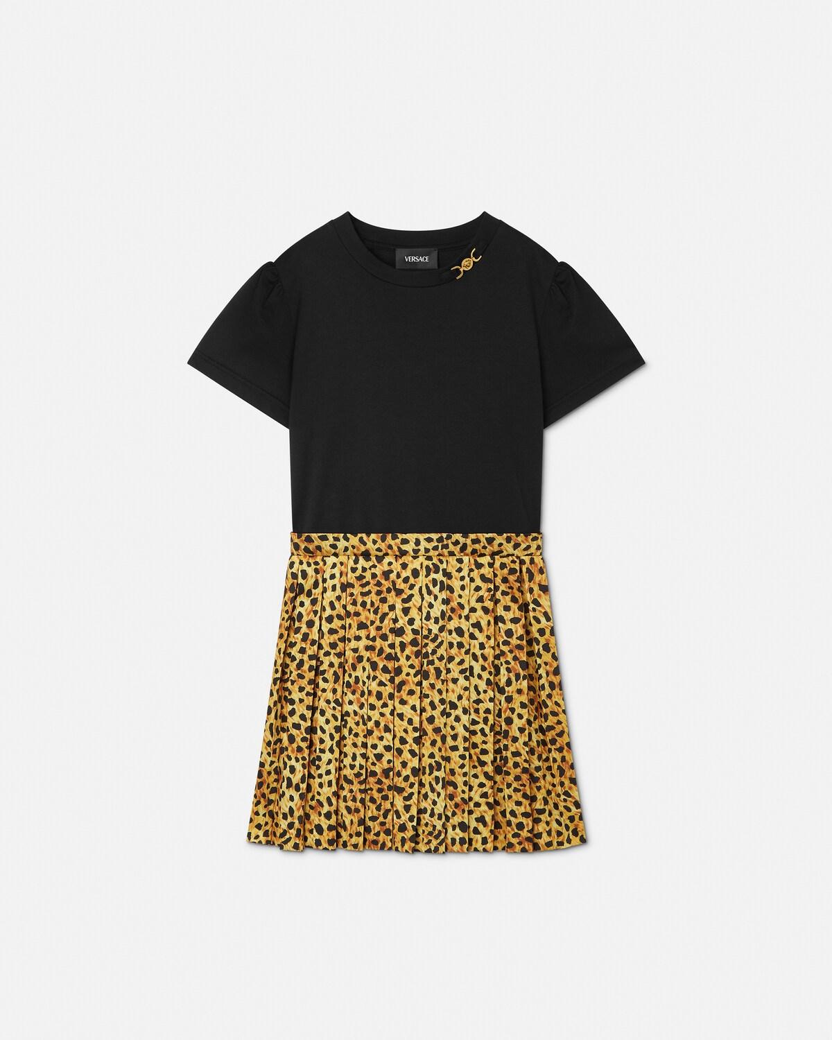 Kids Printed Cotton-Jersey Twill Dress