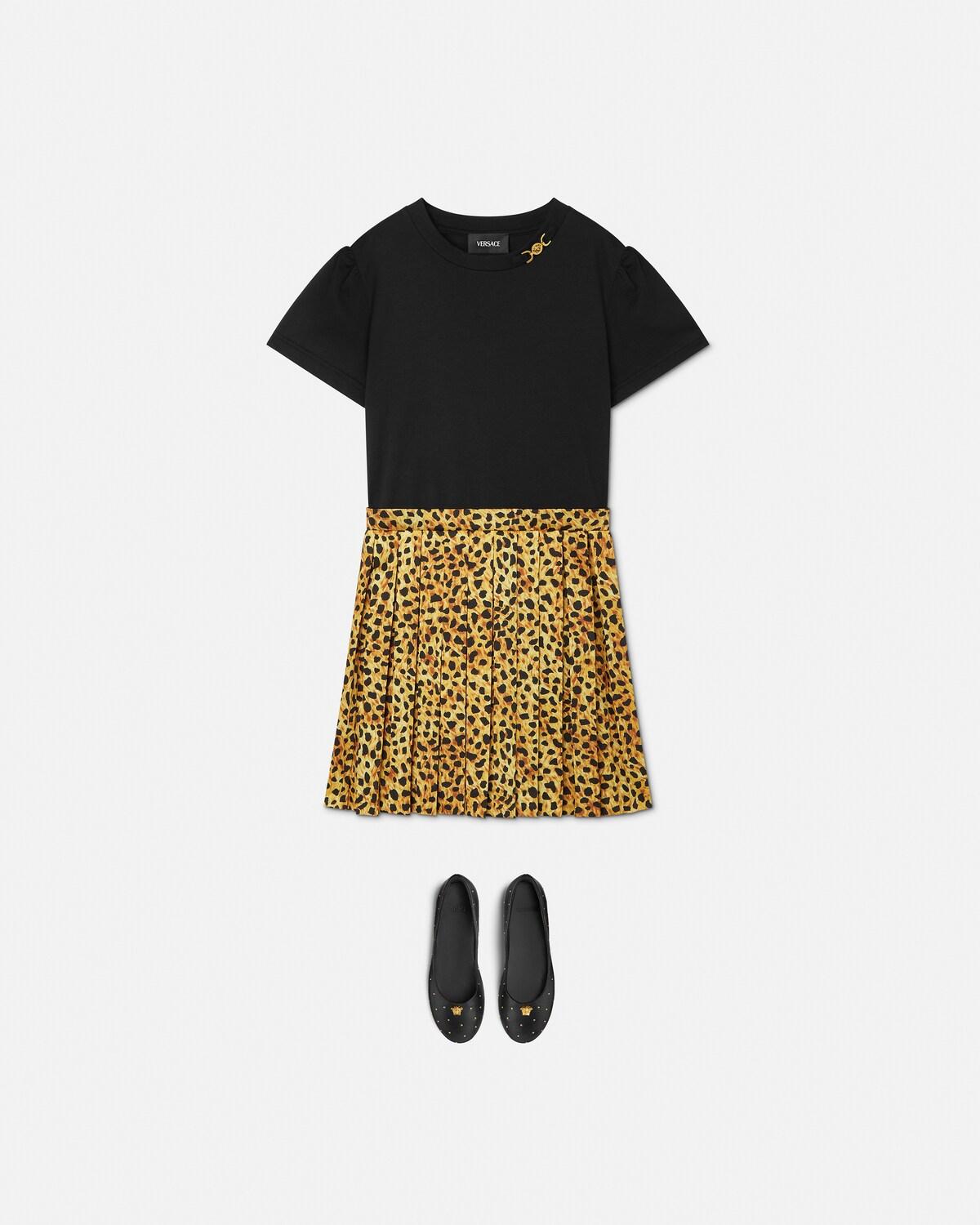 Kids Printed Cotton-Jersey Twill Dress - Image 2