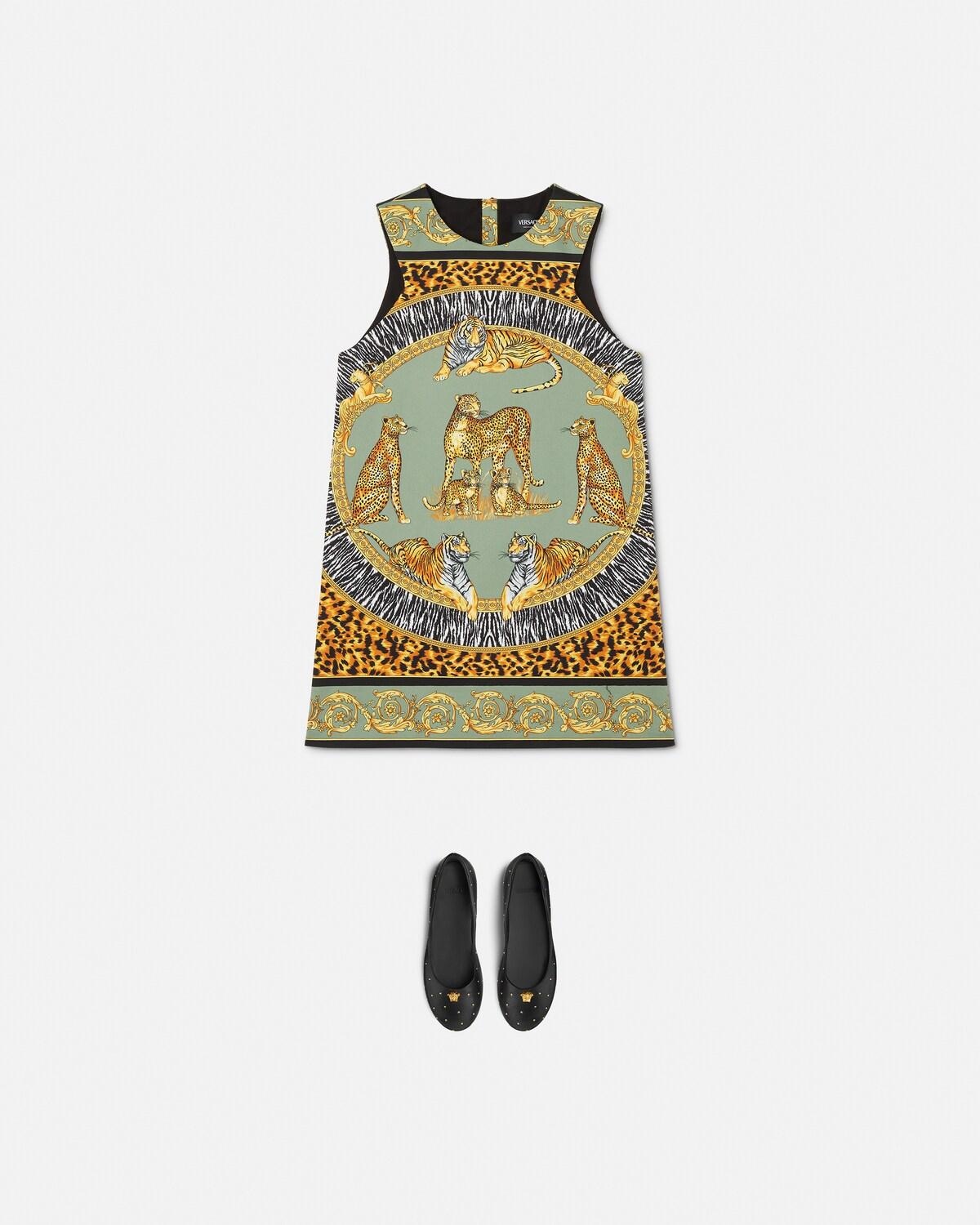 Kids Printed Cotton-Gabardine Dress - Image 2
