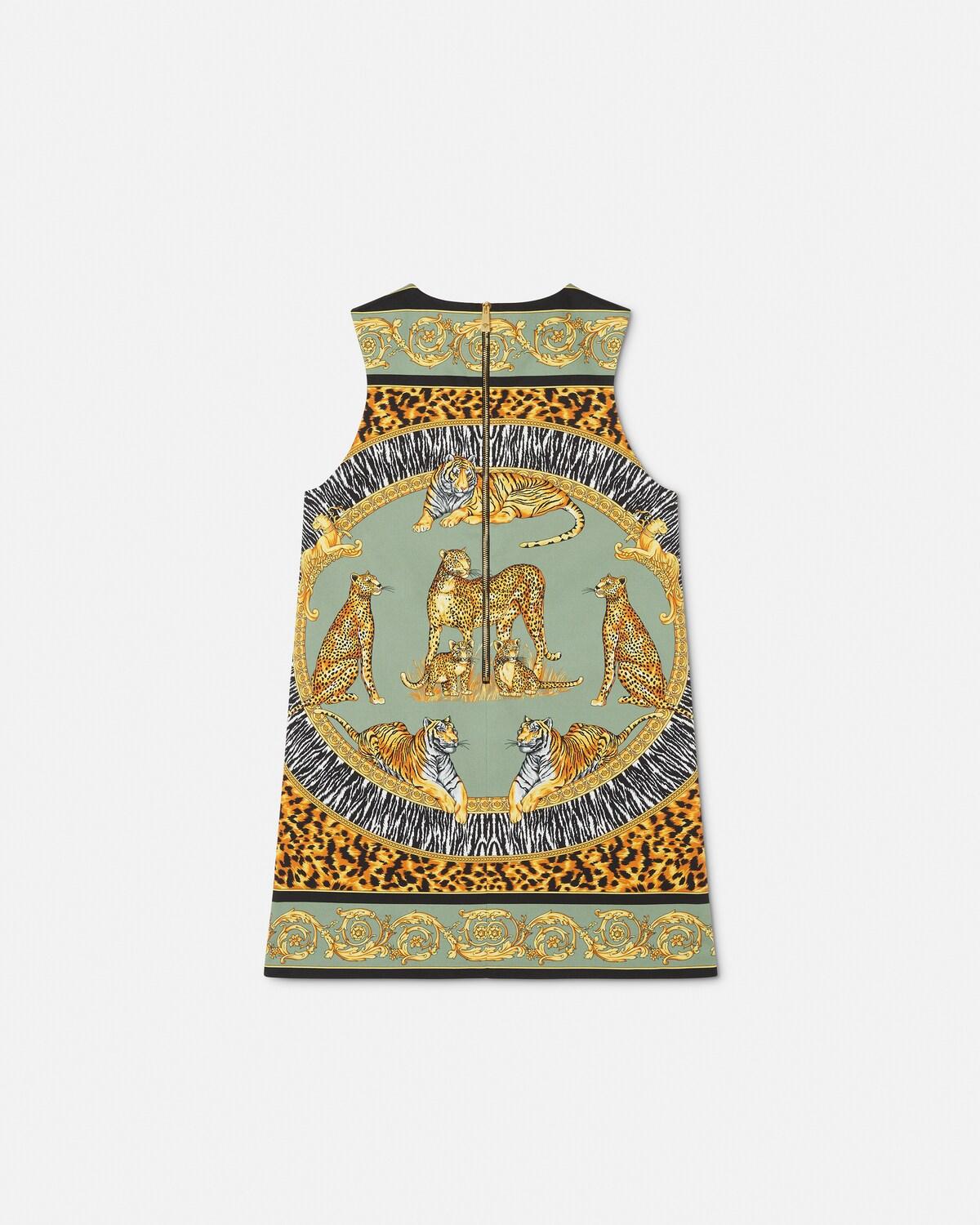 Kids Printed Cotton-Gabardine Dress - Image 4