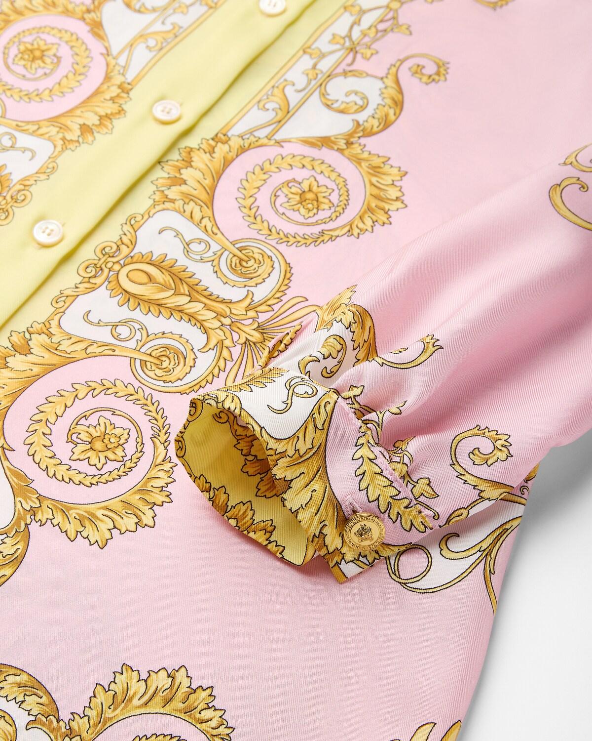 Kids Printed Silk Twill Shirt Dress - Image 4