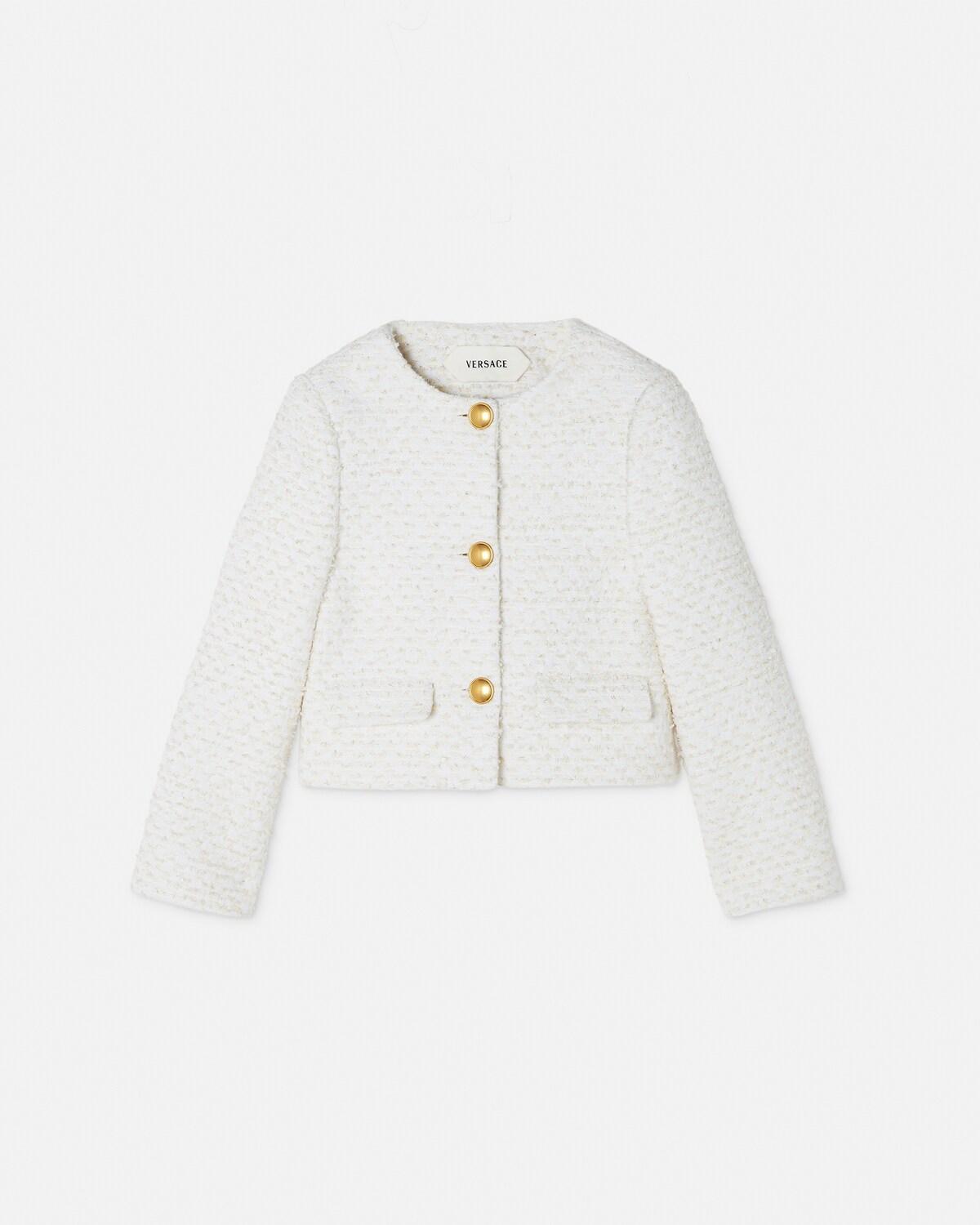 Kids Cotton-Blend Tweed Jacket