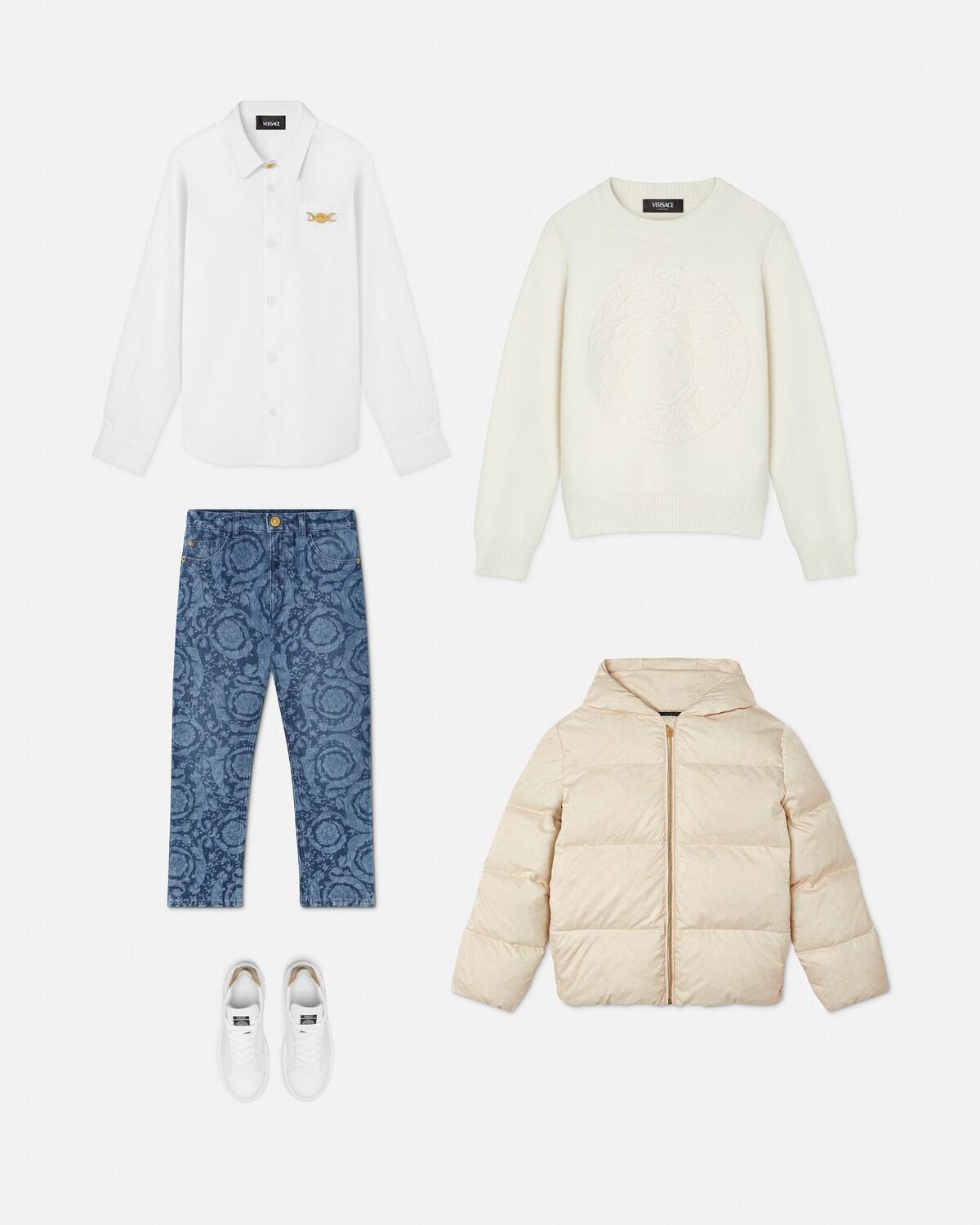Kids Jacquard Nylon Puffer - Image 2
