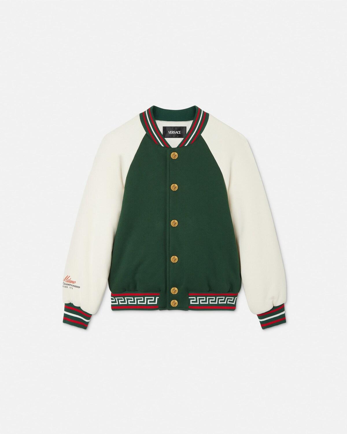 Kids Printed Cotton-Jersey Bomber
