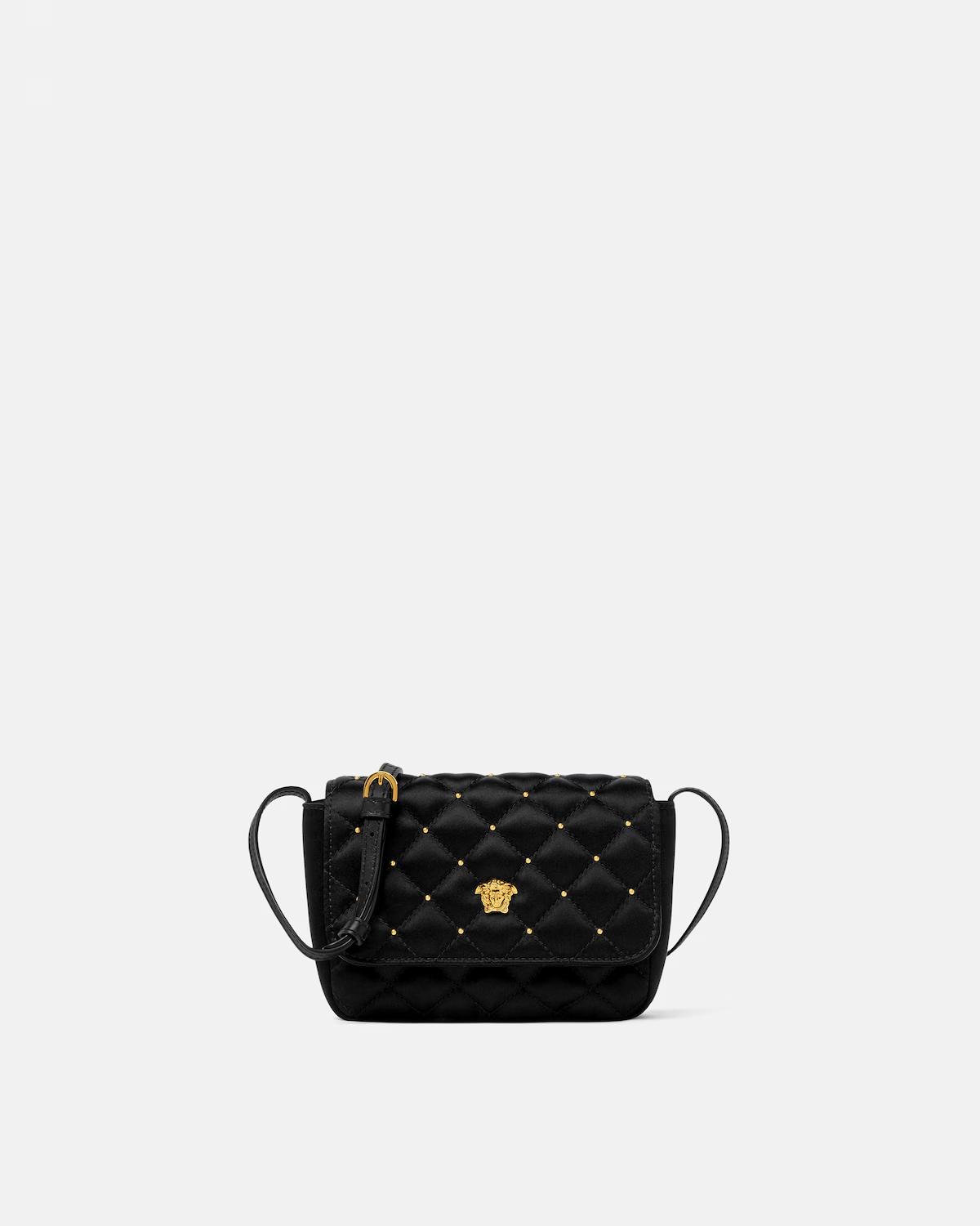 Kids Quilted Satin Crossbody Bag