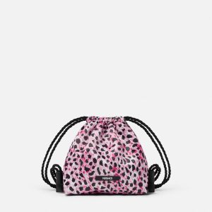 Kids Printed Twill Bucket Backpack
