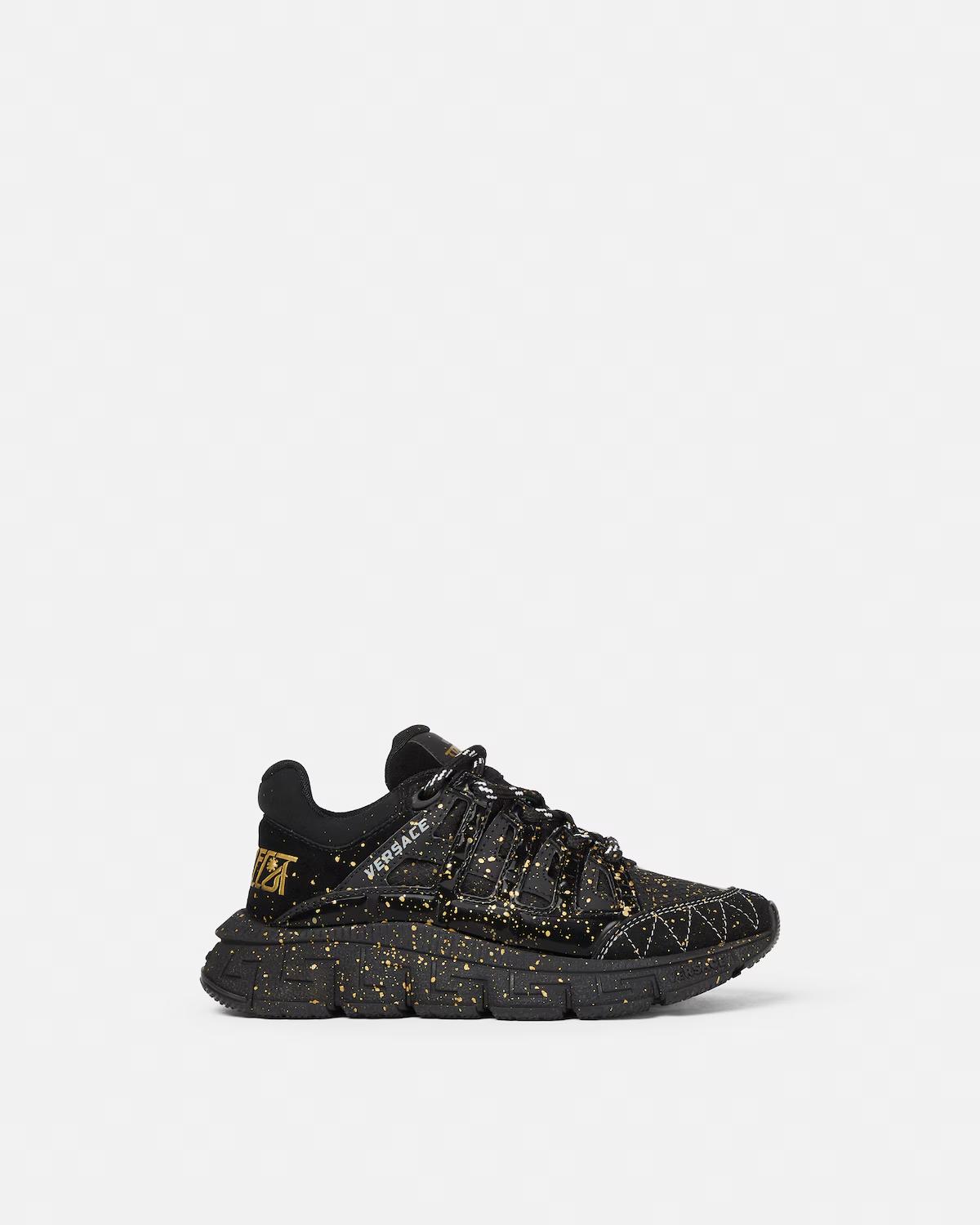 Kids' Trigreca Leather Sneakers