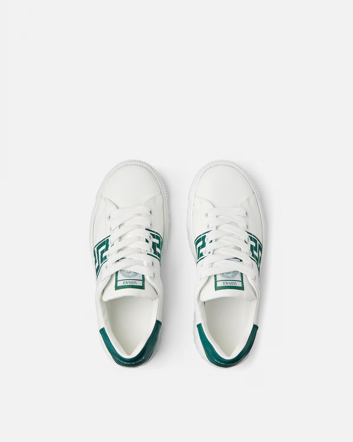 Kids Greca Embroidered Nylon Sneakers - Image 3