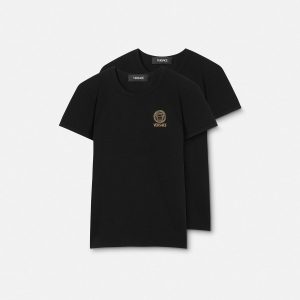 Kids Printed Cotton-Jersey Undershirt 2-Pack
