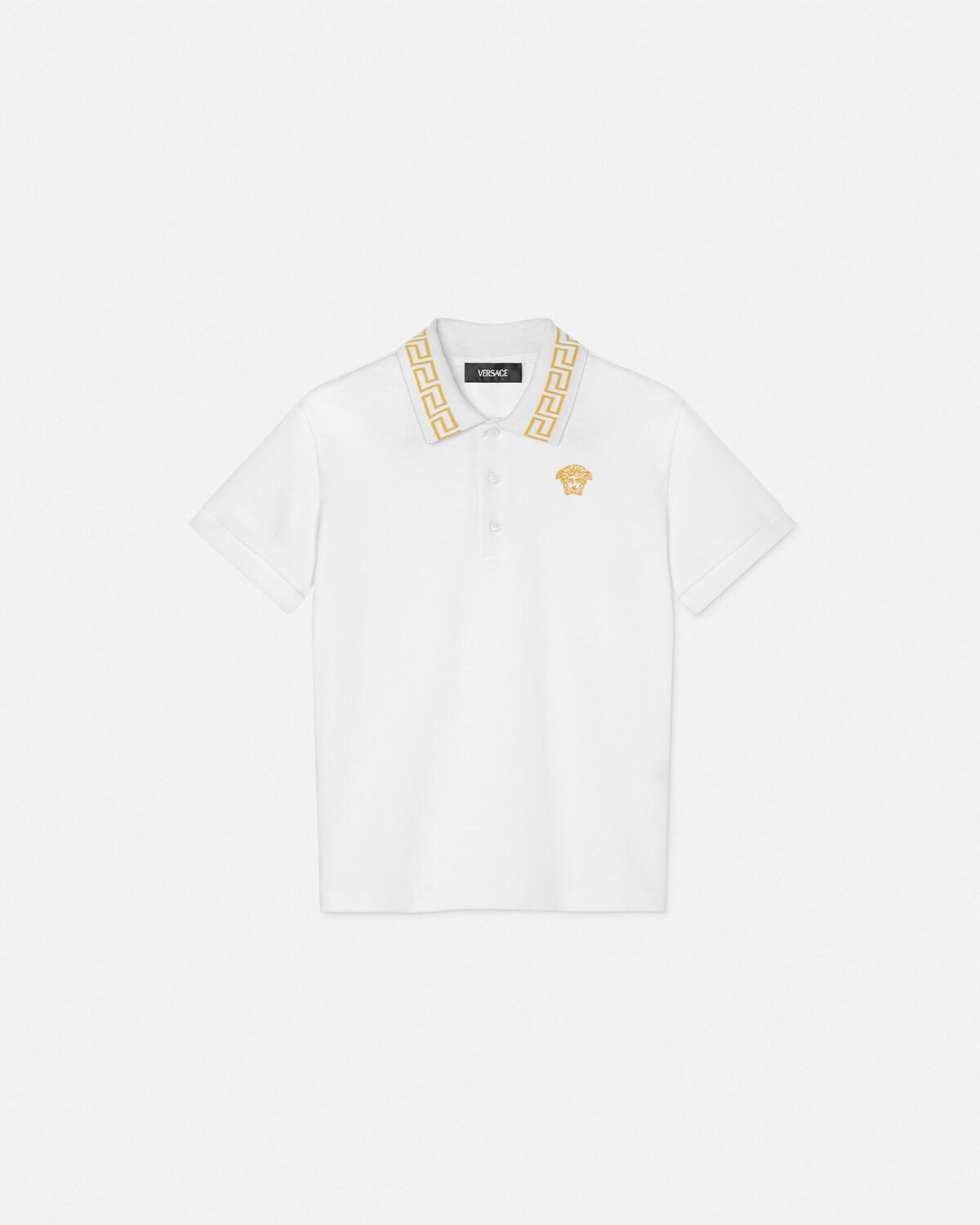 Kids Embroidered Cotton-Piqu?? Polo
