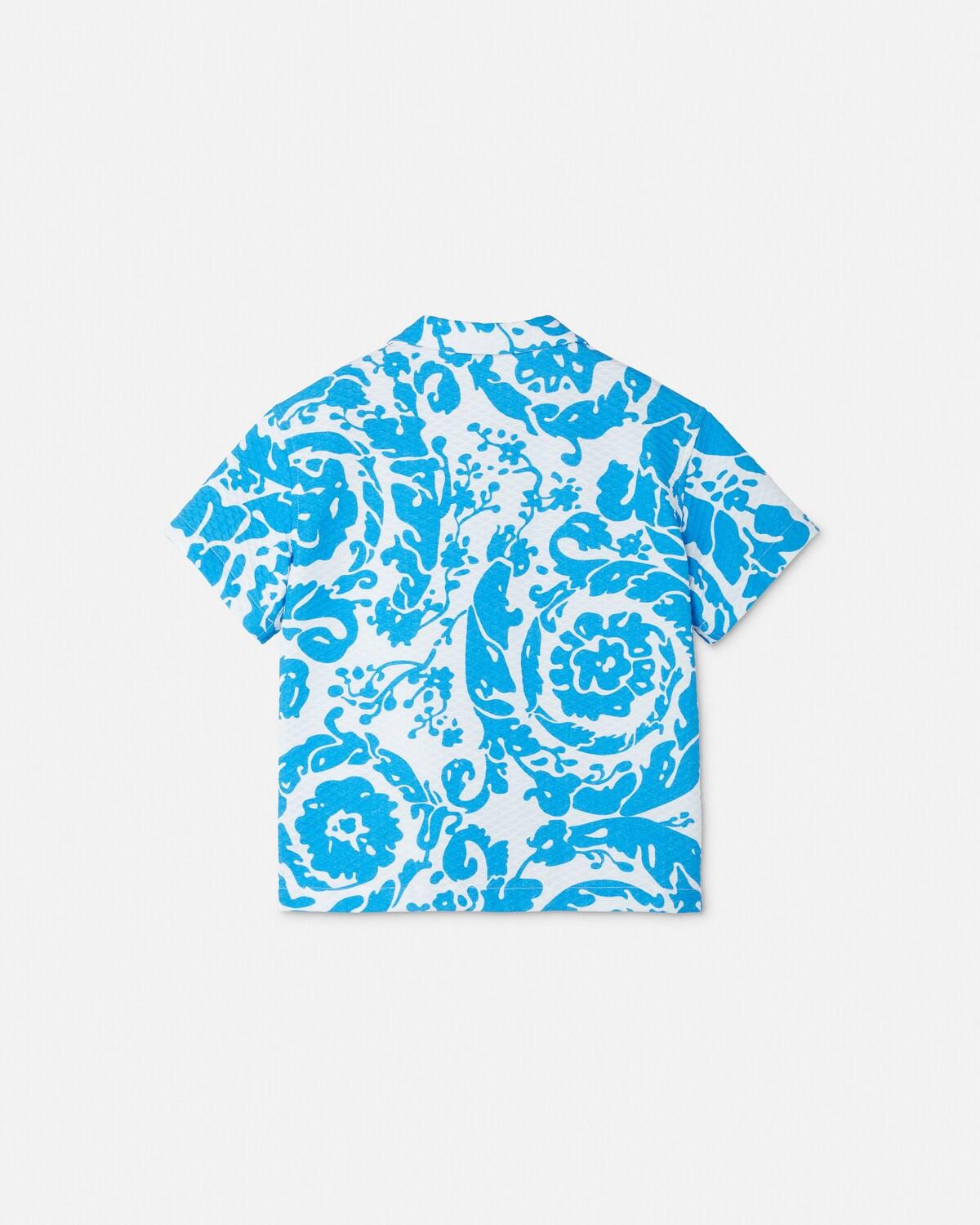 Kids Printed Cotton-Piqu?? Shirt - Image 3