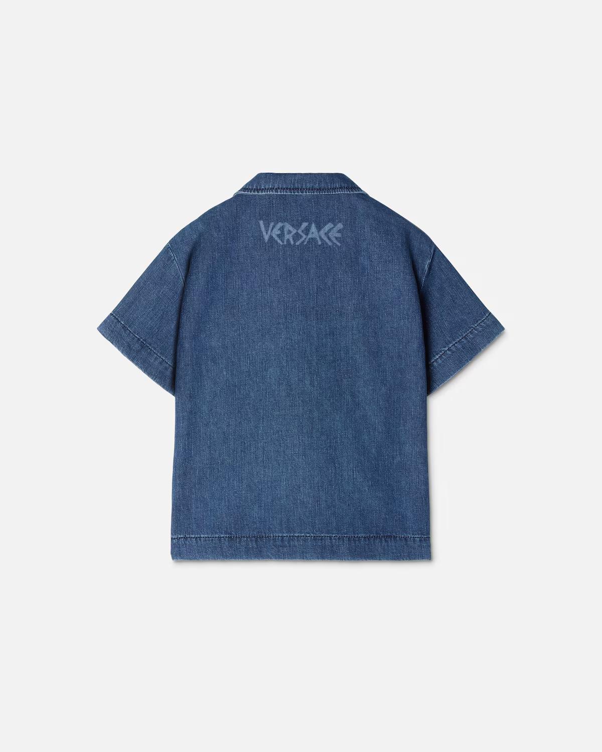 Kids Lasered Denim Shirt - Image 3