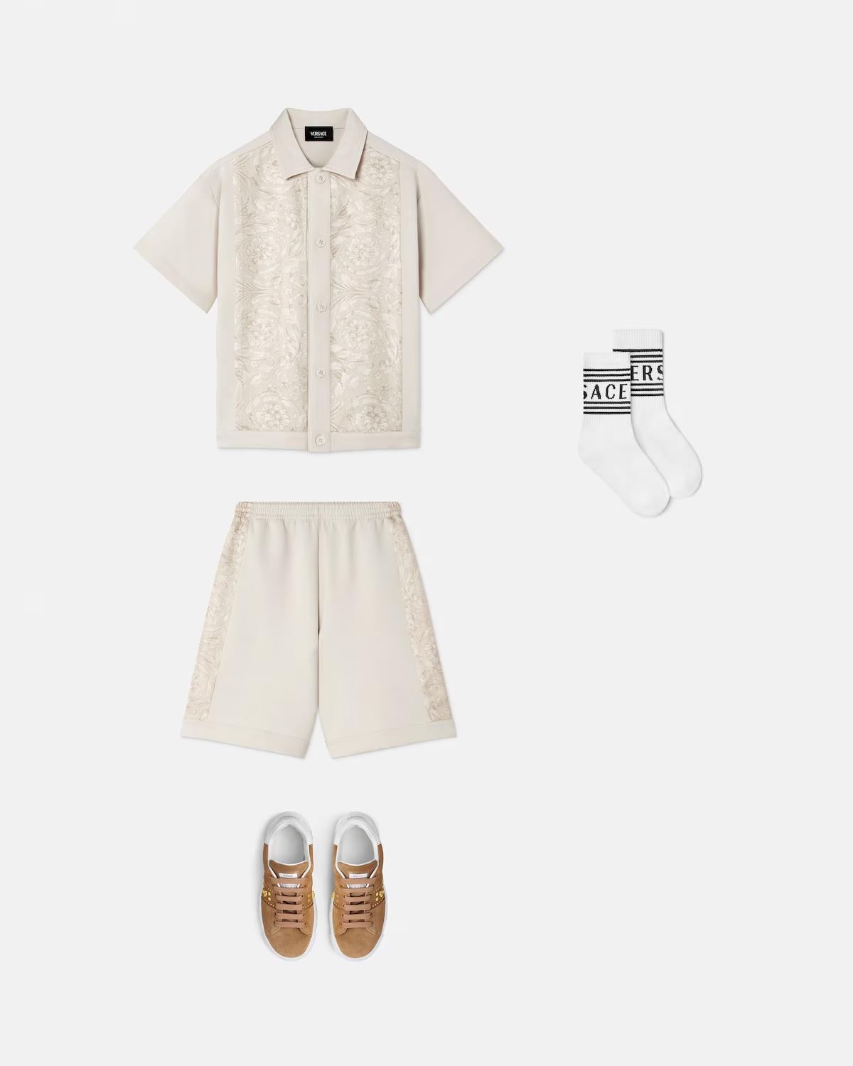 Kids Printed Milano-Stitch Shirt - Image 2